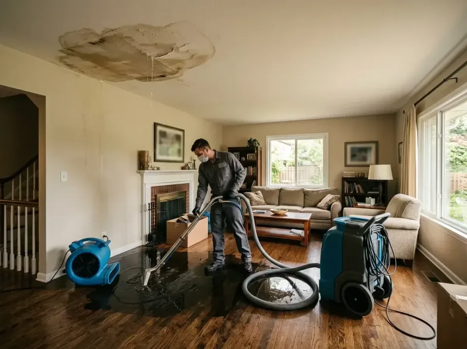 attic-pipe-burst-ceiling-drip-008 — frequently asked questions, Water Damage Restoration & Carpet Care in Trinity, FL